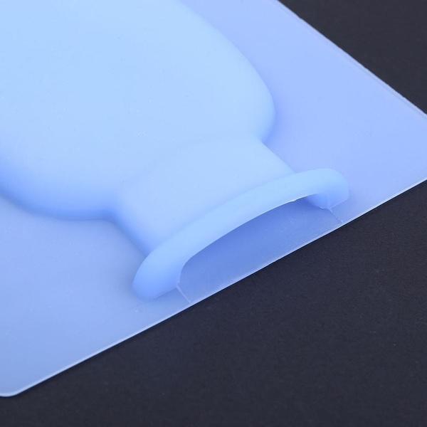 Silicone wall mounted flower pot sticker for easy plant display and home decor enhancement