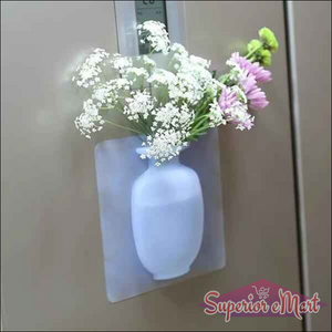 Wall Mounted Flower Pot Sticker Multicolor