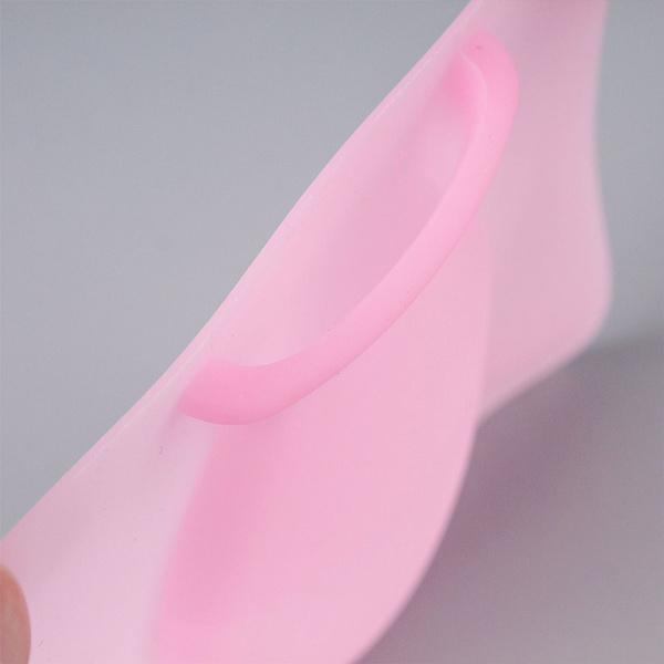 Pink wall mounted flower pot sticker designed for easy indoor plant display and decoration