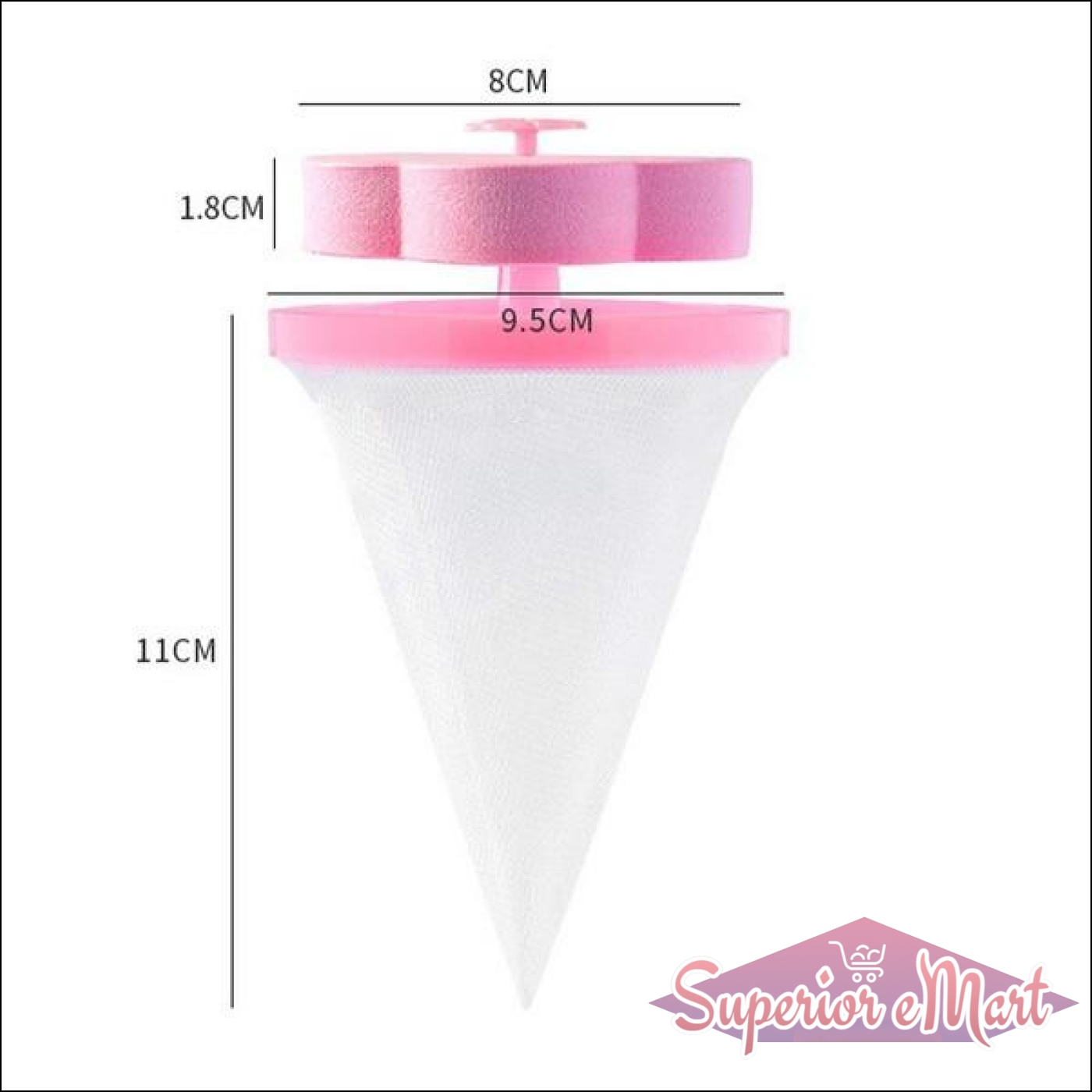 Washing Machine Floating Filter Lint Mesh Bag Net Pouch Hair / Lint Catcher - Superior eMart