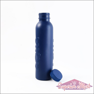 500ml water bottle with cap in navy blue color for hydration on the go