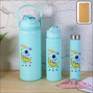 Water Bottles 2000ml + 900ml + 300ml - 3 Pc - Superior eMart