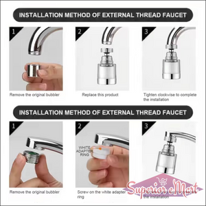 Water Faucet Extender Swivel Faucet Aerator (1 Pc) - Superior eMart