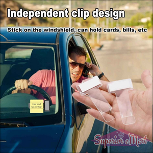 Windscreen Ticket Holder - 2 Pcs - Superior eMart