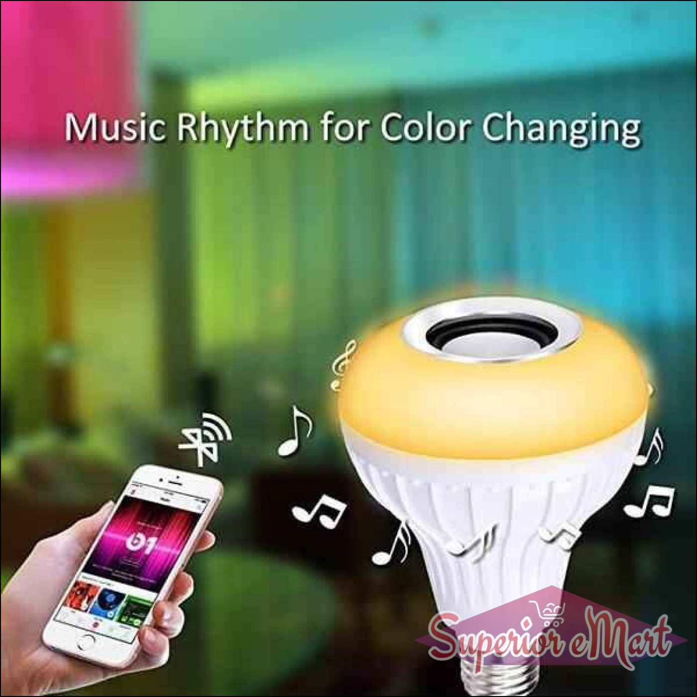 Wireless Bluetooth LED Bulb - Superior eMart