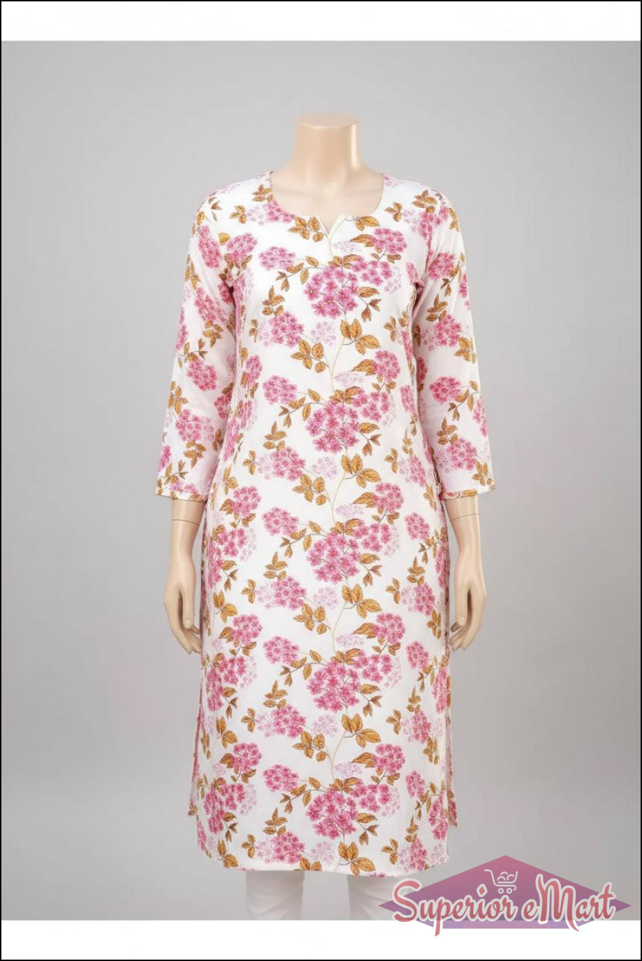 Women’s Printed Short Kurti Combo - Cotton Floral Tops for Casual & Office Wear, Best Price.