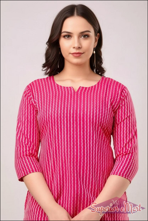 Women’s Printed Short Kurti Combo - Cotton Floral Tops for Casual & Office Wear, Best Price.