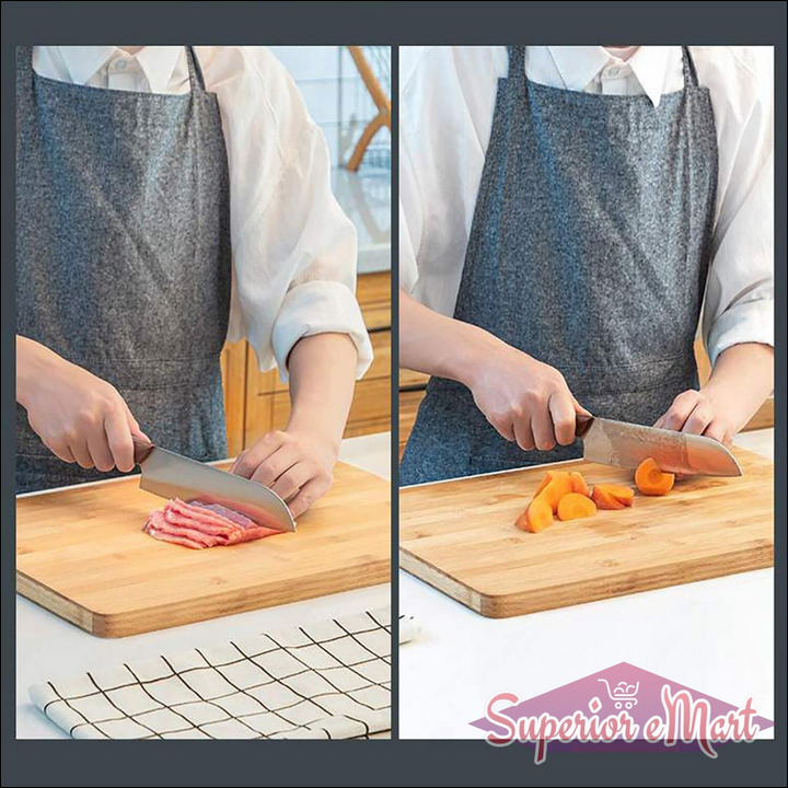 Wooden Chopping  Cutting Board With Anti Skid Mat - Superior eMart