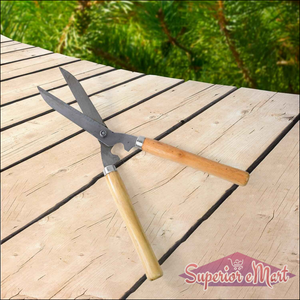 Wooden Handle Garden Shears for Pruning - Superior eMart