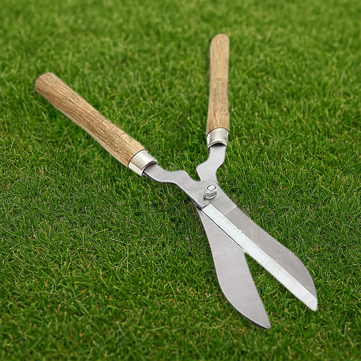 Superior eMart wooden handle garden shears with durable stainless steel blades for precise trimming