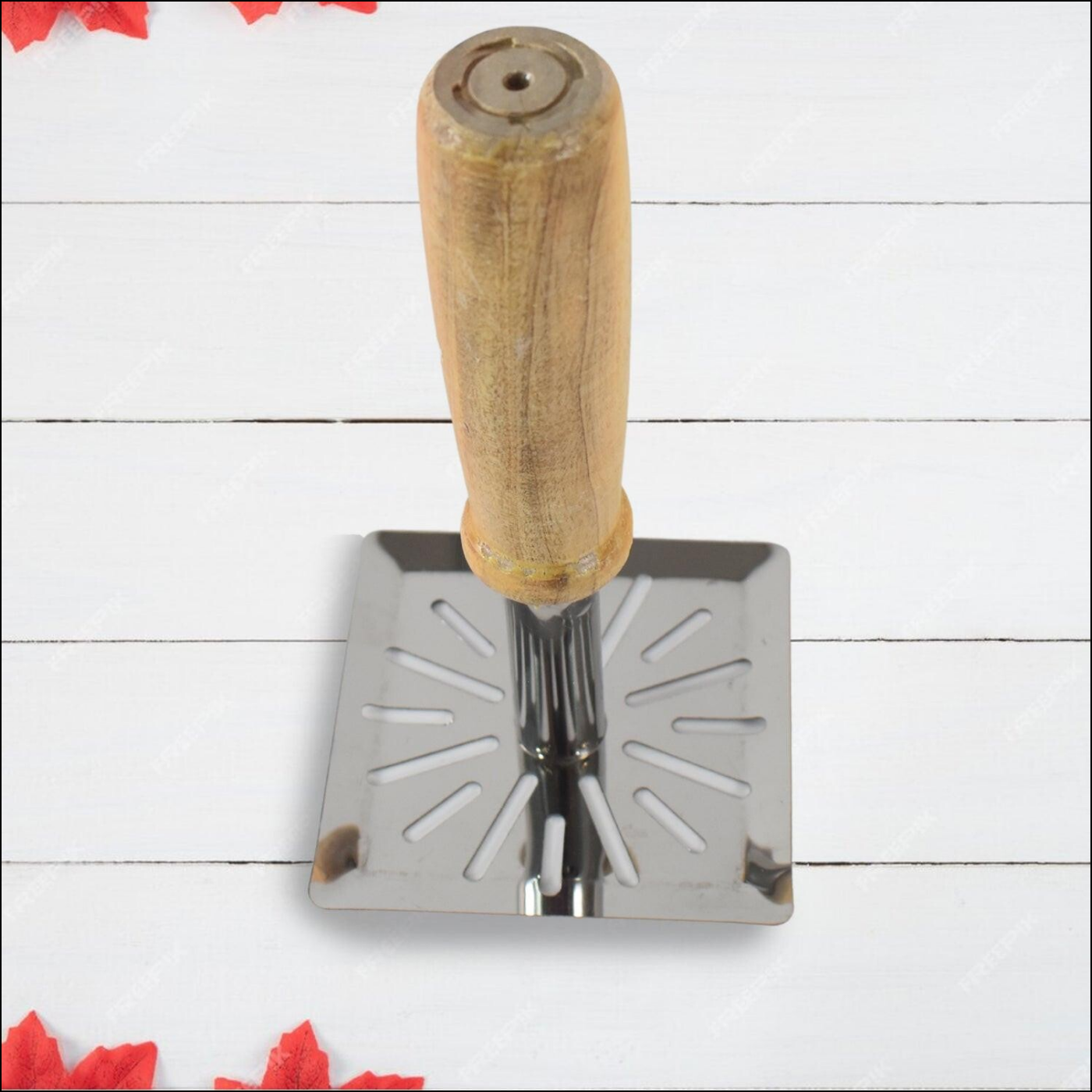 Wooden Handle Potato Masher - Durable Kitchen Tool - Superior eMart
