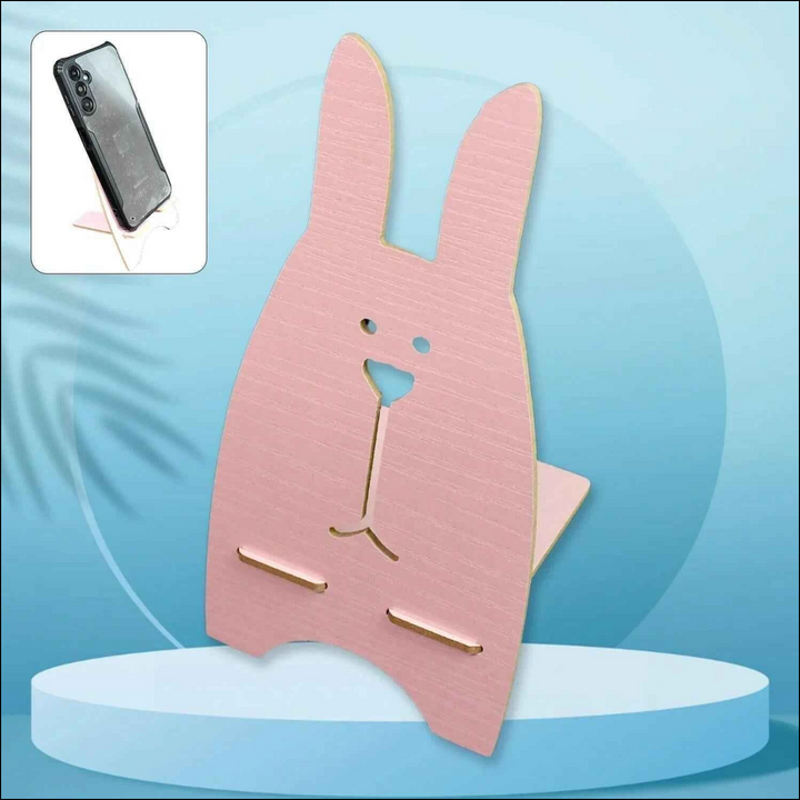 Wooden Rabbit Phone Stand - Superior eMart
