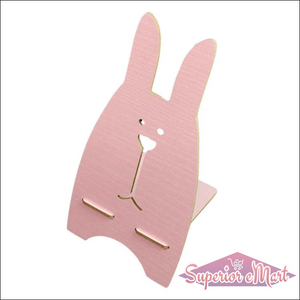 Wooden Rabbit Phone Stand - Superior eMart