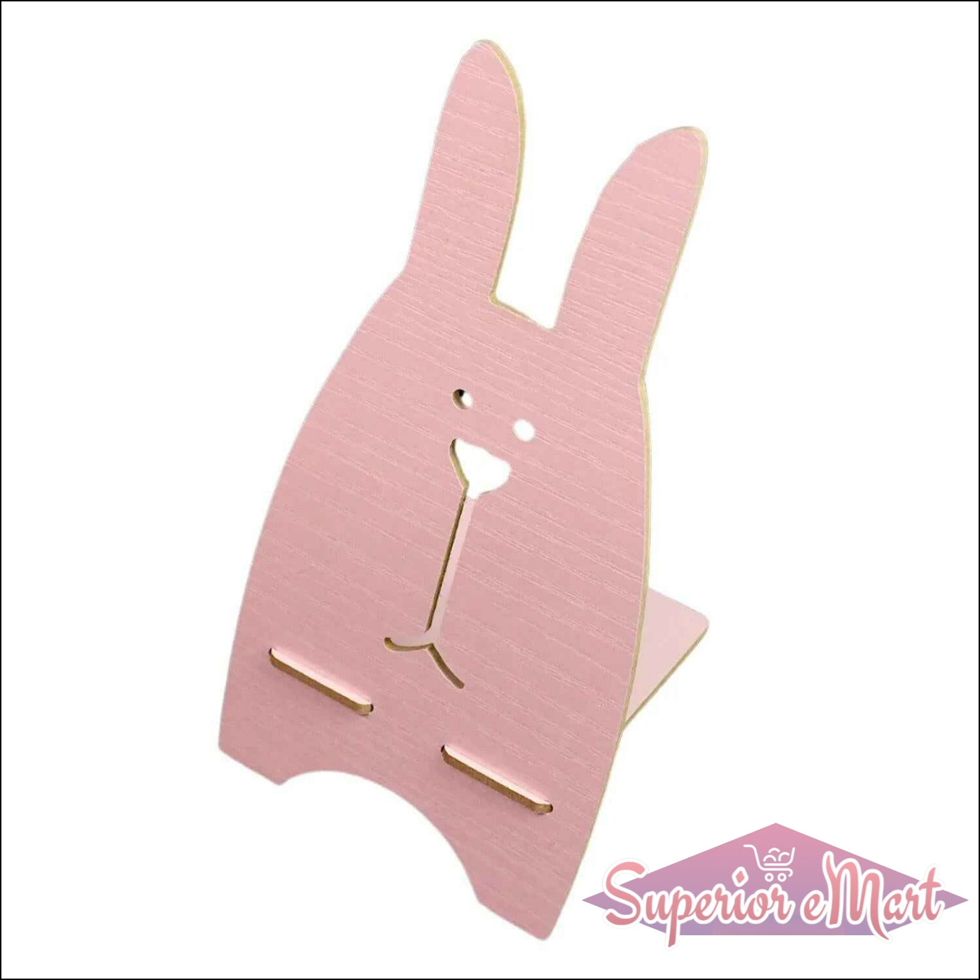 Wooden Rabbit Phone Stand - Superior eMart
