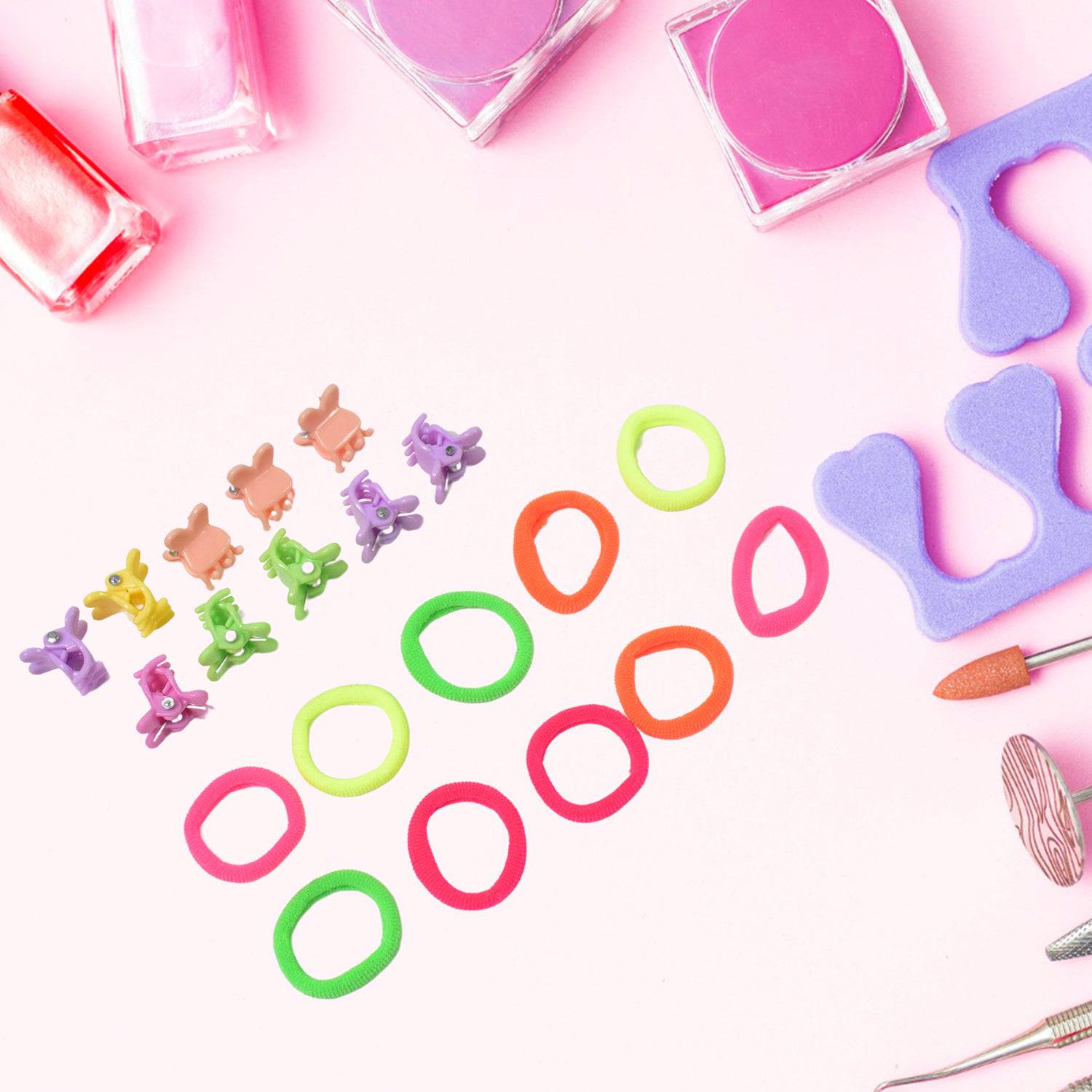 Hair Clips  Hairband For Girls Kids Hair Accessories (22 Pcs Set  Mix Design) - Superior eMart