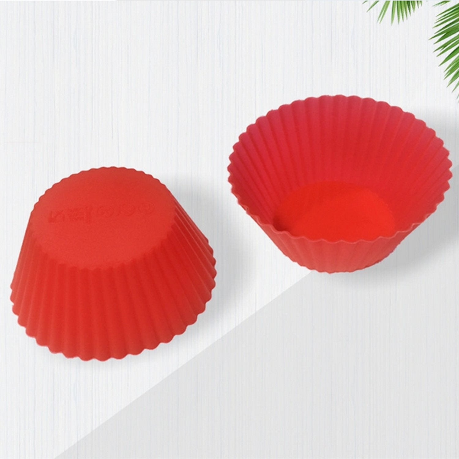 Superior eMart Silicone Cupcake Baking Molds - 12 Pack