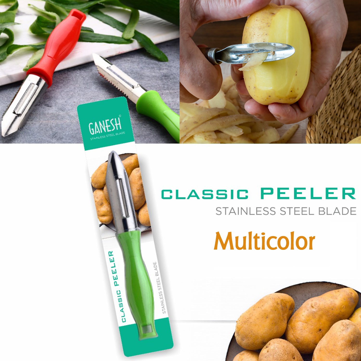 Stainless Steel Classic Peeler