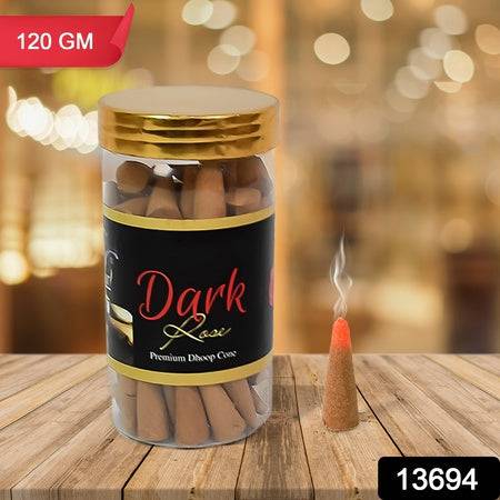 Dark Rose Dhoop Cones Premium Dark Rose Dhoop (120 Gm.) - Superior eMart