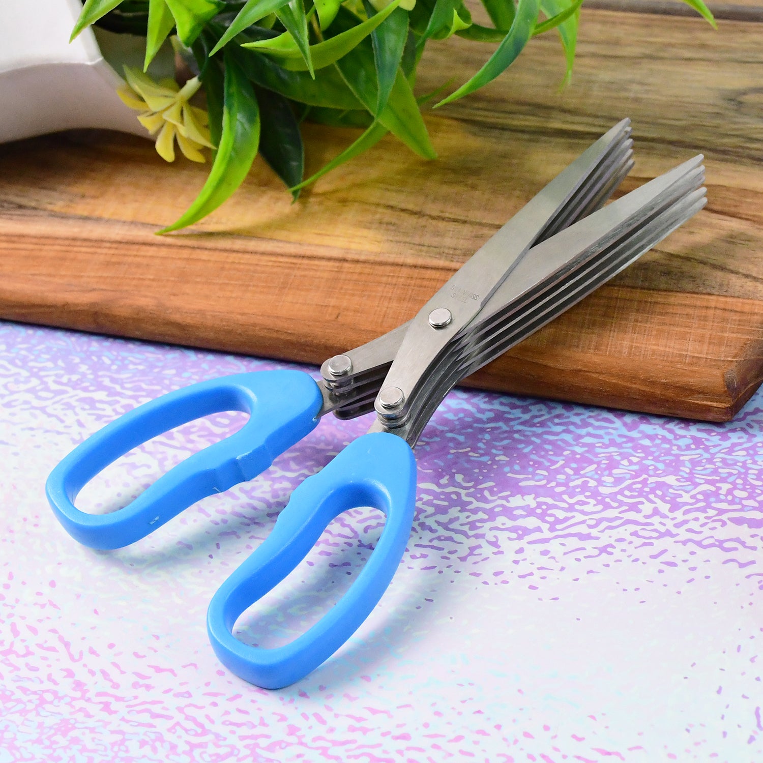 Superior eMart Multipurpose Herb Scissors for Easy Cutting