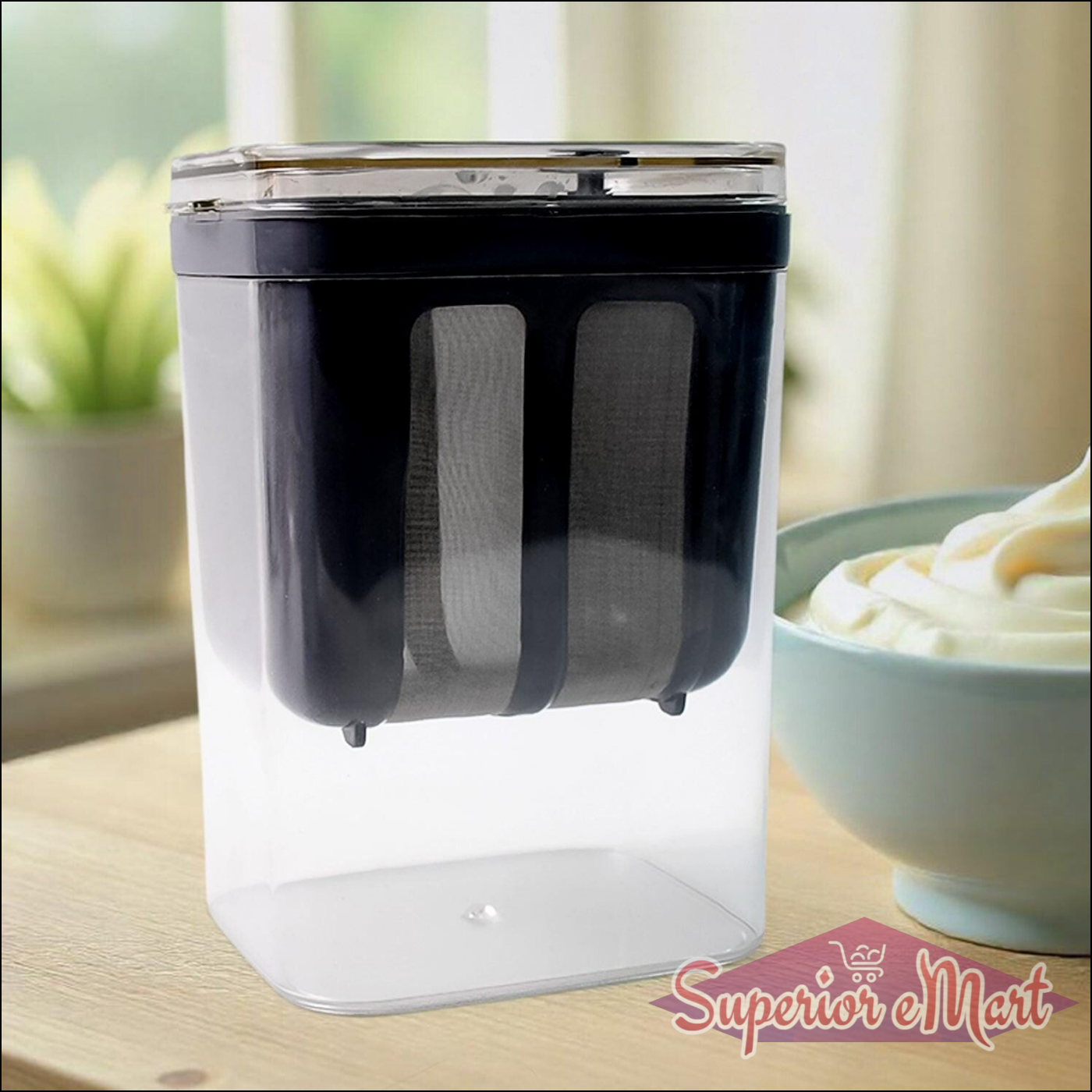 Yogurt Strainer with Storage Container 1100 Ml - Superior eMart