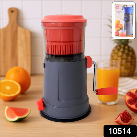 Fruit Juicer With Long Handle And Silicone Ring (1 Pc)