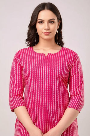 Women’s Printed Short Kurti Combo - Cotton Floral Tops for Casual & Office Wear, Best Price.